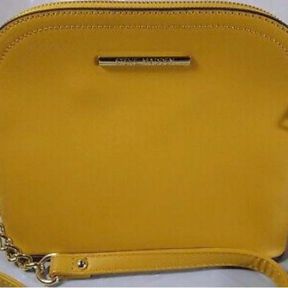 BRAND NEW WITH TAGS! steve madden purse - mustard
